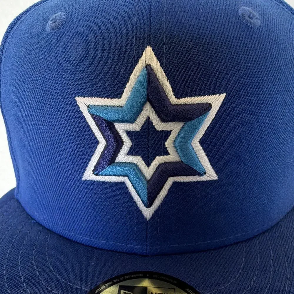 New Era 59FIFTY Fitted Hat 7 3/4 Blue Israel World Baseball Classic Star